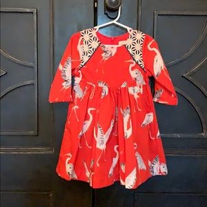 Pink Chicken NY Red Print Dress